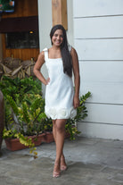 Totally Cute Flawers Dress White - Bonitafashionrd