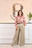 Your Nice Flawers Pink Blouse - Bonitafashionrd