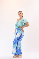 Special Pants Palm Blue - Bonitafashionrd