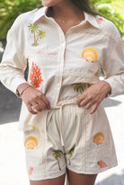 Shorts Palm Snail Beautiful - Bonitafashionrd