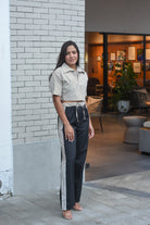 Totally Cute Pants Set Stripes - Bonitafashionrd