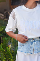 Sweater Dress Over Size Denim - Bonitafashionrd