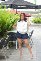 casual white jacket - Bonitafashionrd Jacket