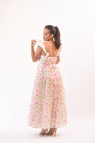 Flowers View Dress Pink - Bonitafashionrd