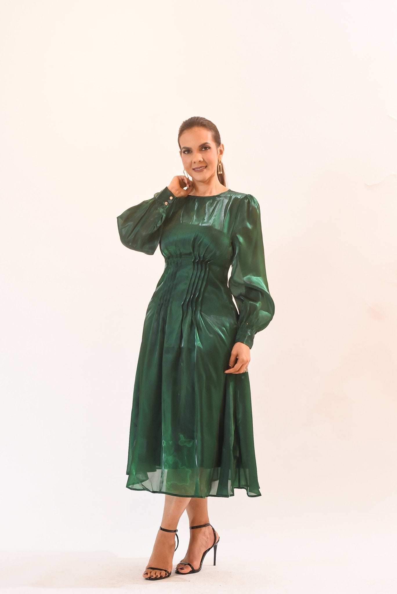 Best Elegance Dress Green - Bonitafashionrd