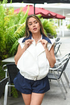 casual white jacket - Bonitafashionrd Jacket