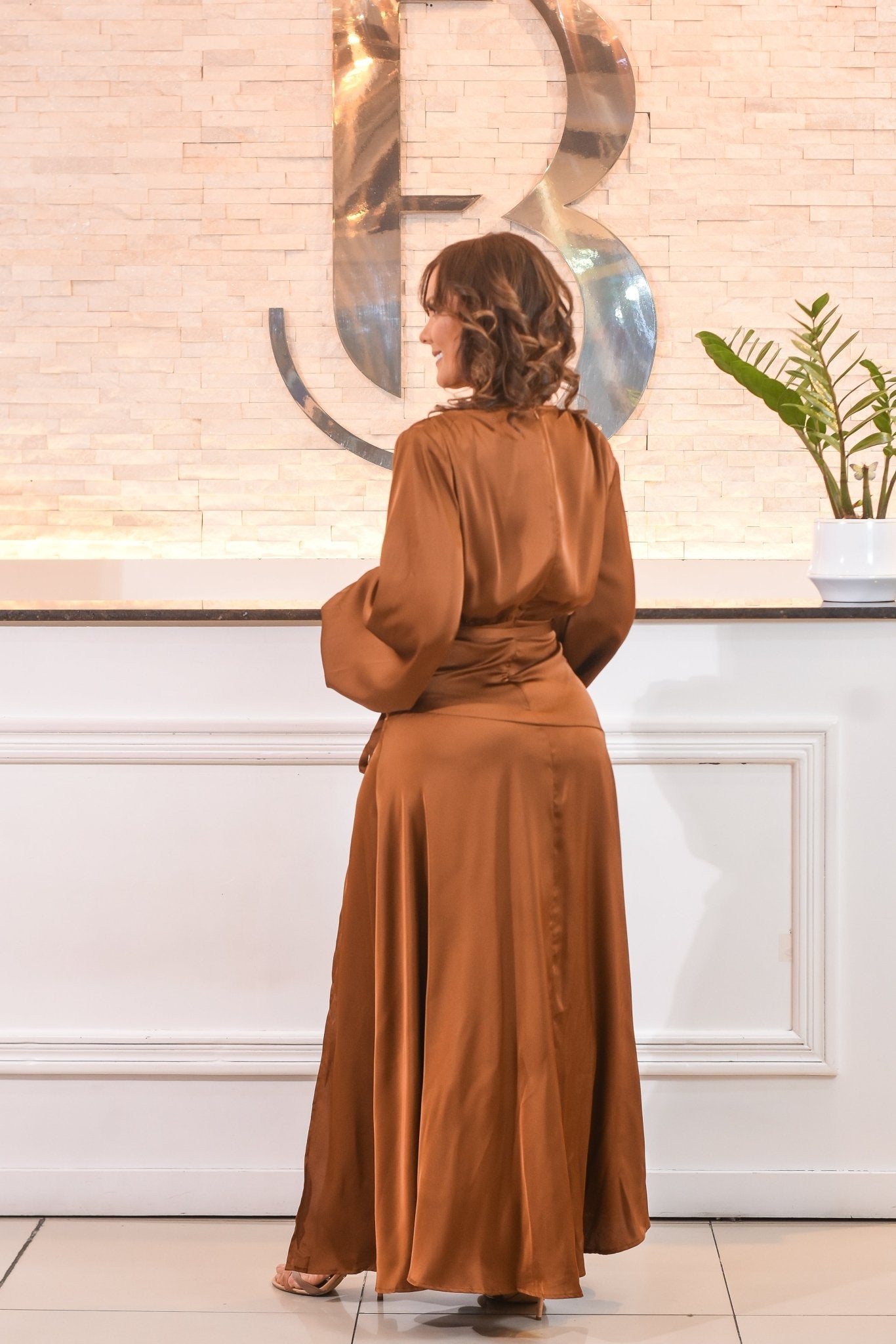 Winter Ligth Seda Dress - Bonitafashionrd