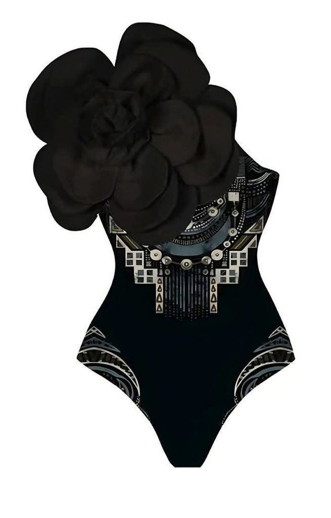 The Black Flower Body Black - Bonitafashionrd
