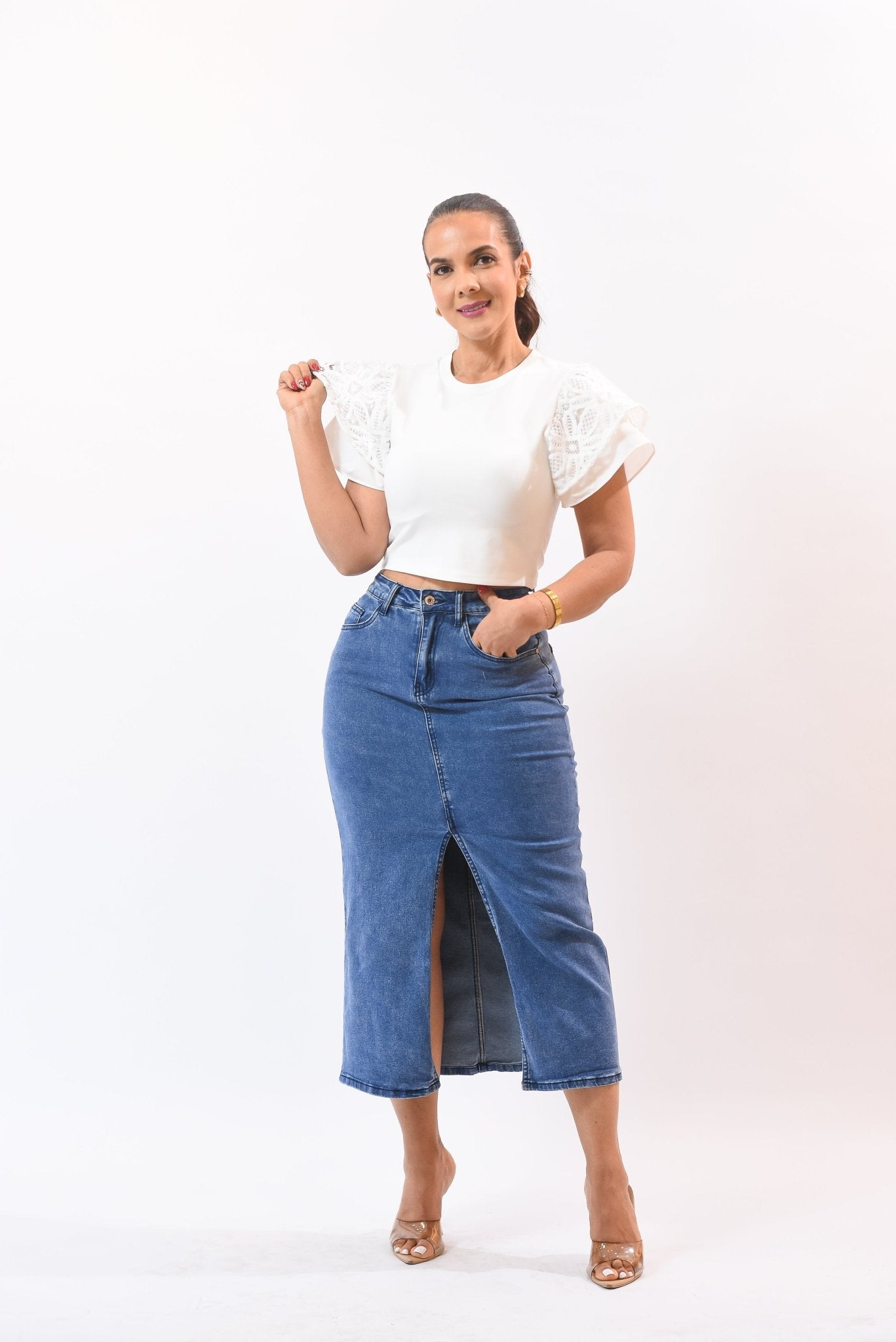 The Only Denim Skirt - Bonitafashionrd