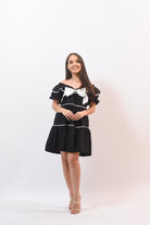 The Pretty Ribbon Dress Black - Bonitafashionrd