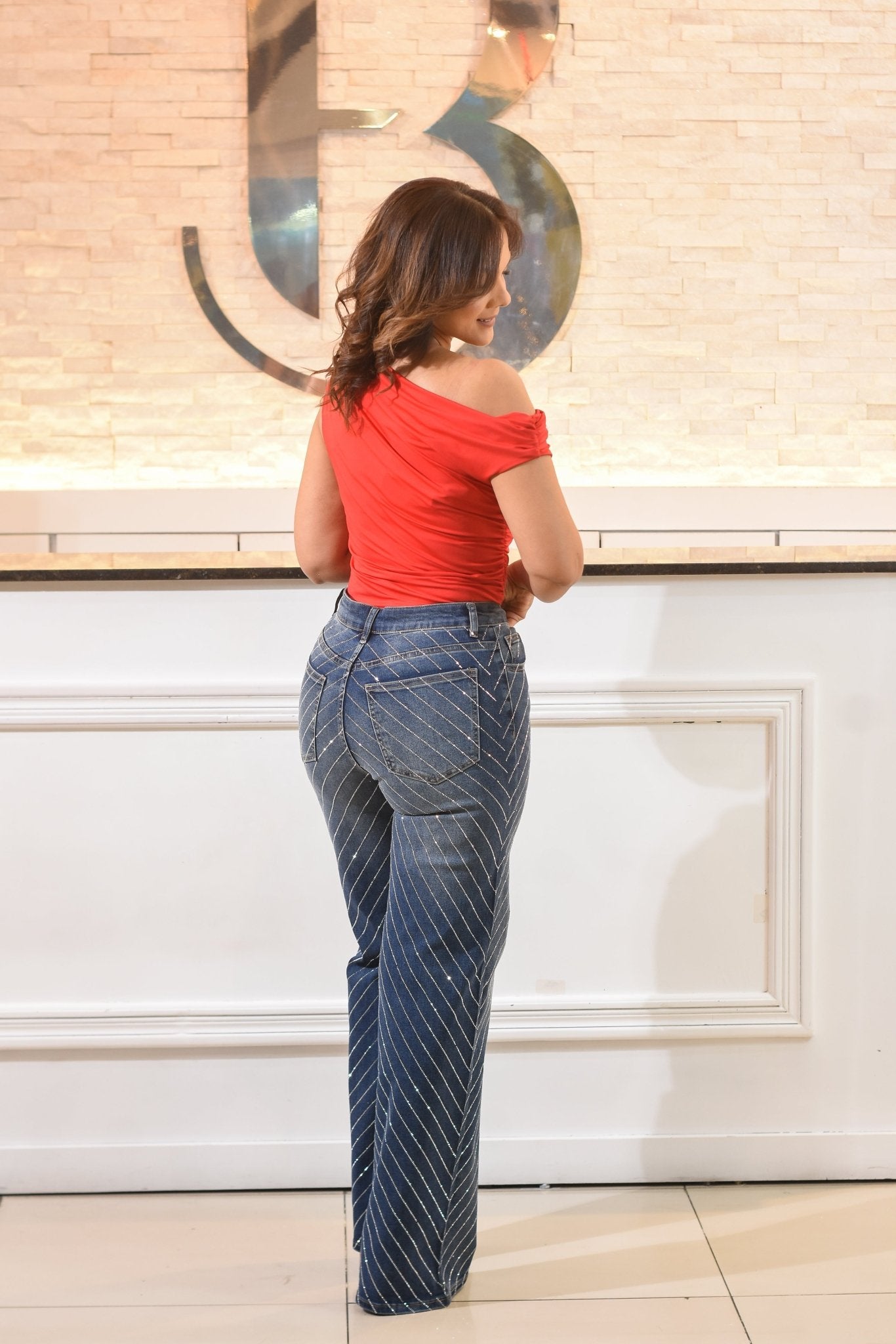 The Golden Holiday Jeans Pant Glow - Bonitafashionrd