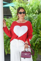 Big Heart Sweater - Bonitafashionrd