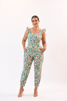 The Floral Jumpsuit Green - Bonitafashionrd