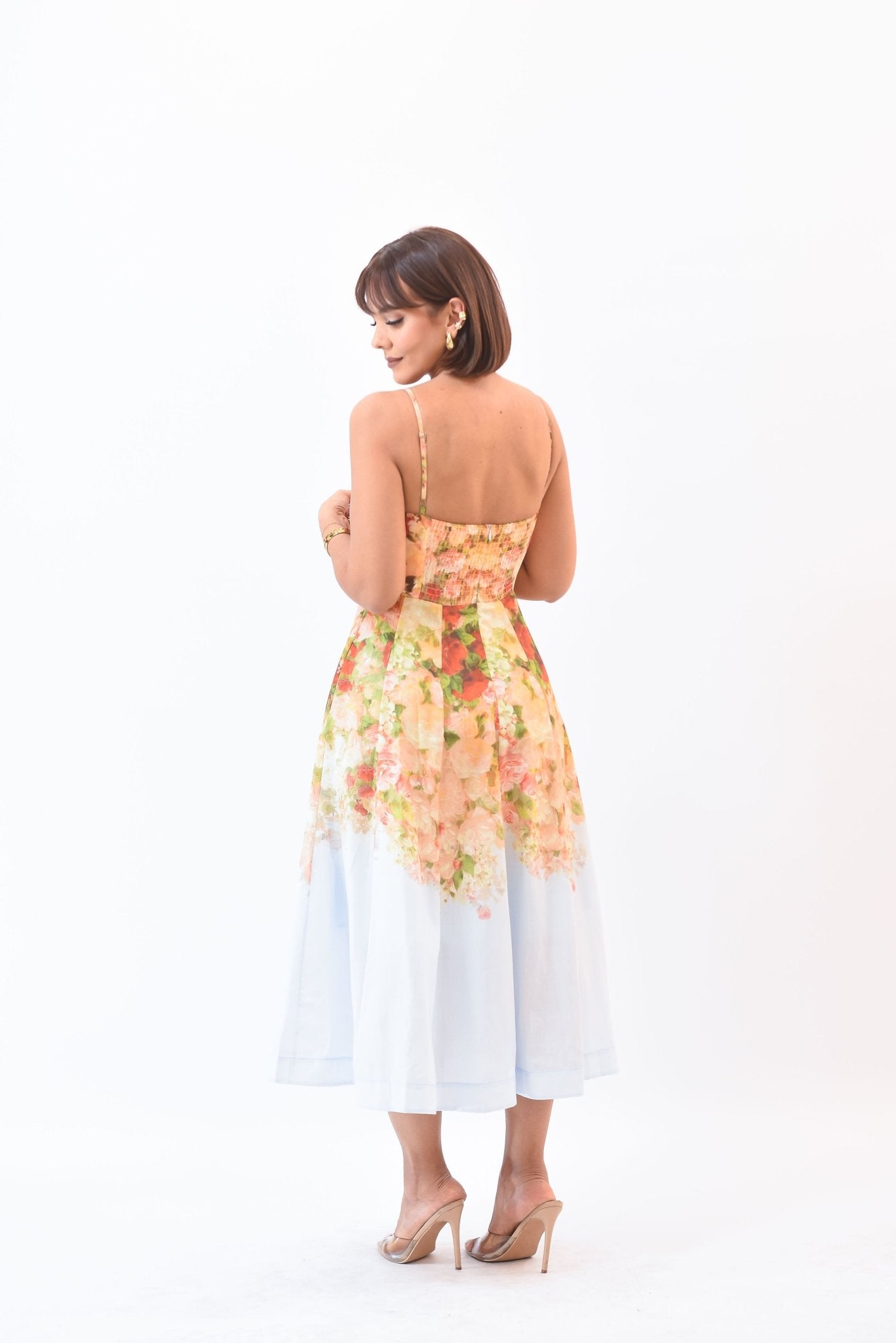 See Flowers Dress - Bonitafashionrd