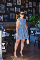 My Perfect Denim Mini Dress - Bonitafashionrd