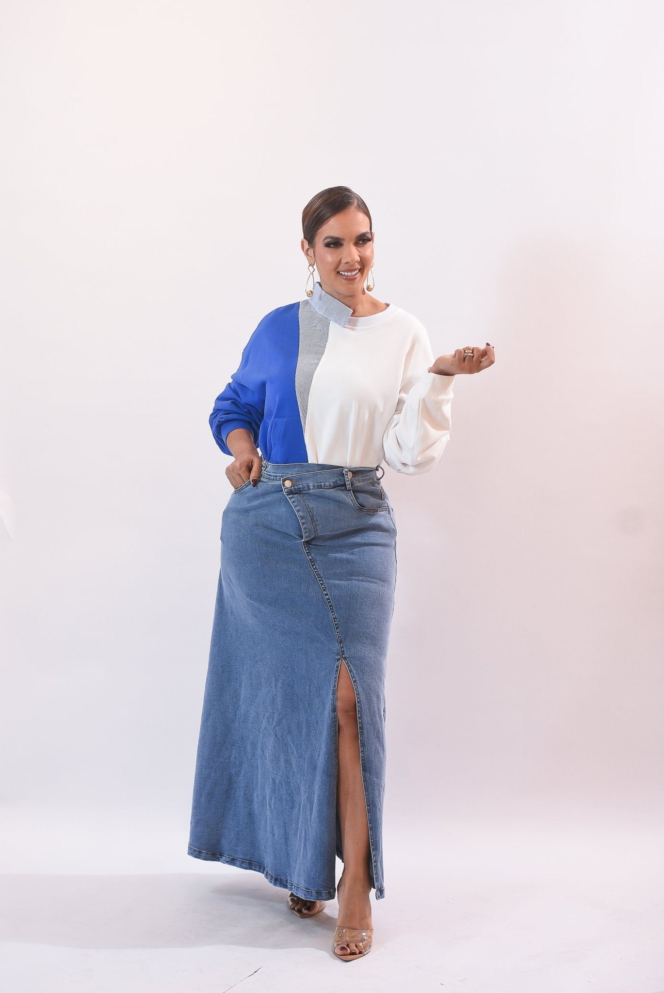 Best Beauty Denim Skirt - Bonitafashionrd