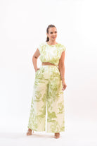 My New Print Pant Set Green - Bonitafashionrd