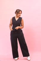 Just Comfortable Vest Pant Set - Bonitafashionrd