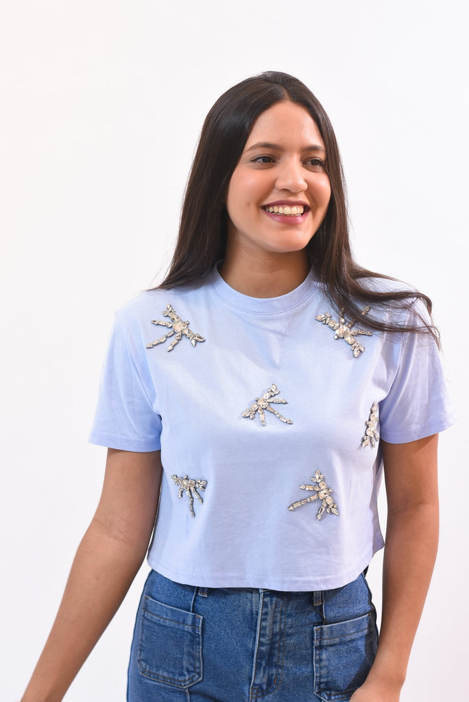 Dragonfly T - Shirt Blue - Bonitafashionrd