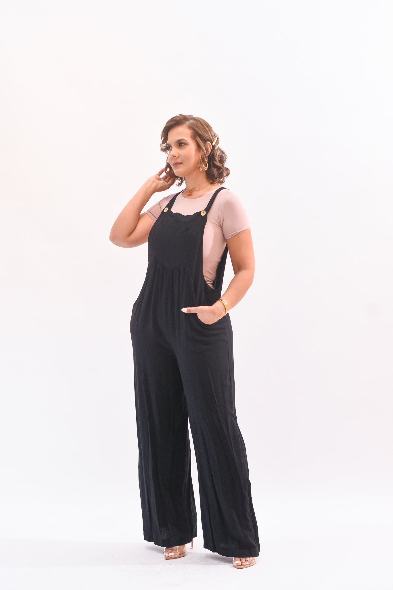 Classy Overol Black - Bonitafashionrd