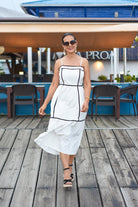 My Week Destination Dress White - Bonitafashionrd