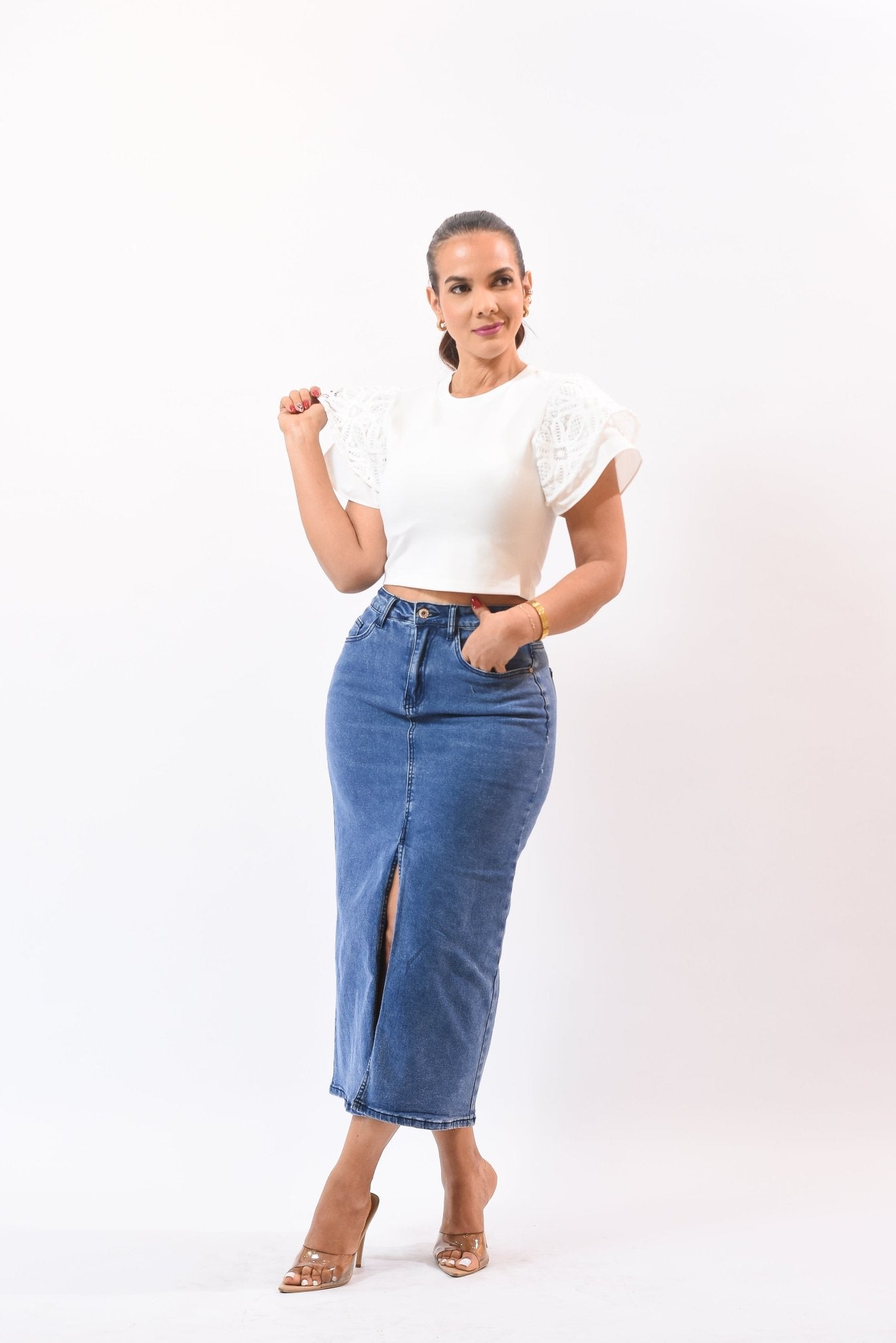 The Only Denim Skirt - Bonitafashionrd