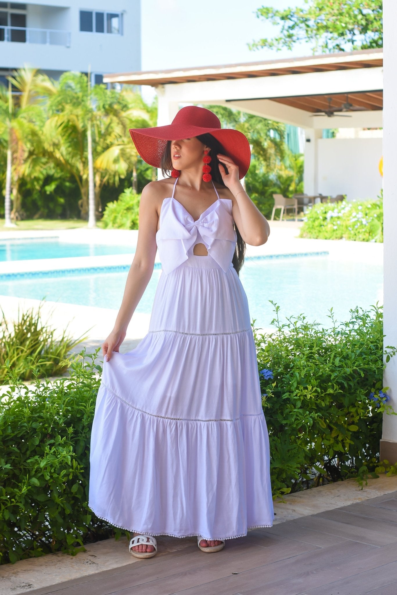 My Spring Maxi Dress White - Bonitafashionrd