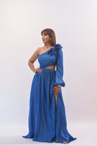 The First Time Maxi Dress Blue - Bonitafashionrd