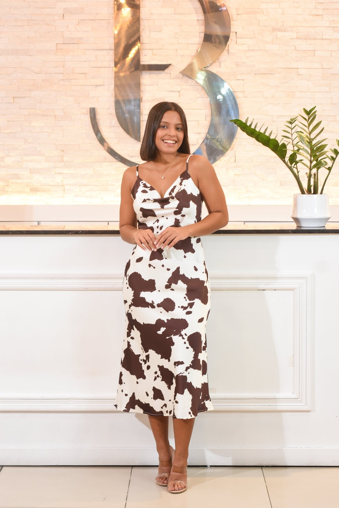 The Mággic Silk Print Dress - Bonitafashionrd