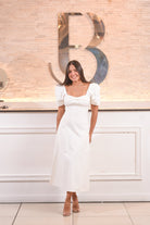 The Golden Holiday Midi Dress - Bonitafashionrd