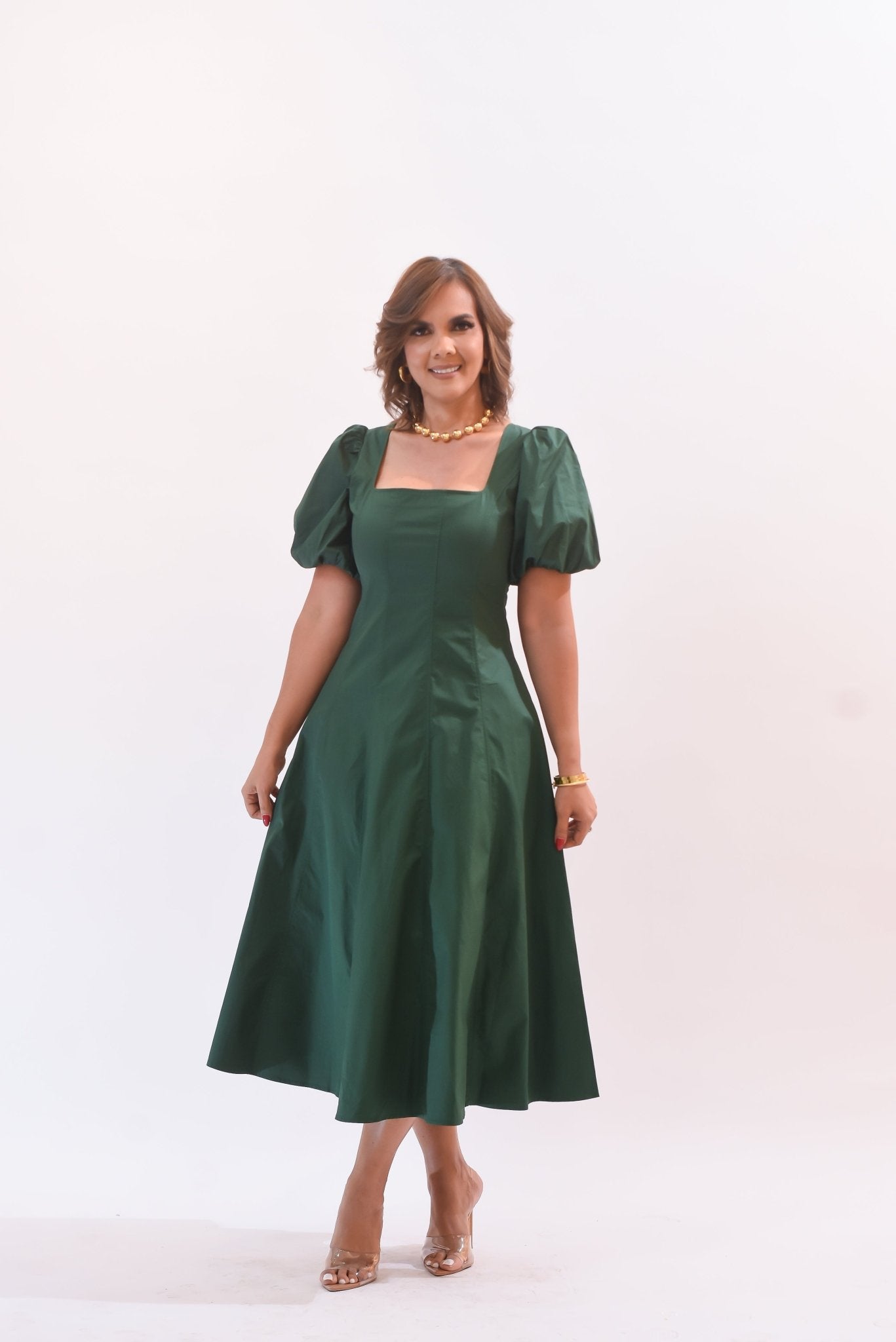 The Coctail Dress Green - Bonitafashionrd