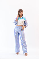 Let’s Bright Metalic Pant Set - Bonitafashionrd