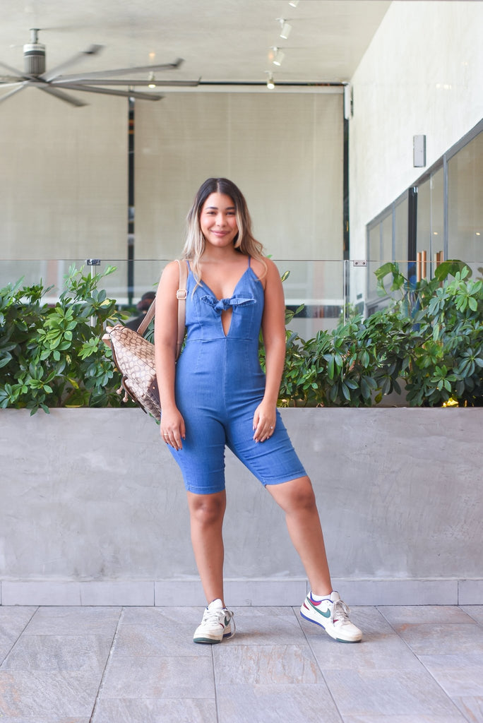 Special Denim Romper - Bonitafashionrd