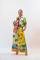 Tropical Spring Pant Set - Bonitafashionrd