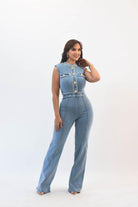 The Fashion Denim Jumpsuit - Bonitafashionrd