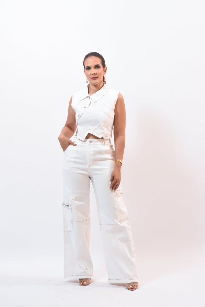 Special Pant Set Ivory - Bonitafashionrd