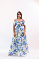 Just Pretty Maxi Dress Blue - Bonitafashionrd