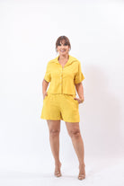 The Aesthetic Short Yellow - Bonitafashionrd