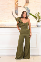 The Maggic Ofshoulder Rufle Jumpsuit - Bonitafashionrd