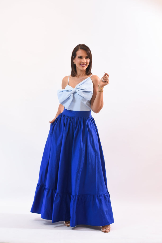 Emotionally Skirt Blue - Bonitafashionrd