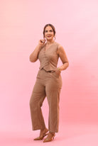 Gorgeous Vest Pant Set - Bonitafashionrd