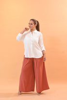 Basic Shirt White - Bonitafashionrd