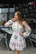 lace floral dress - Bonitafashionrd Dress