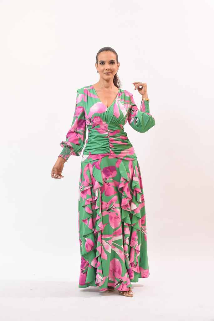 Beauty Standards Maxi Dress Green - Bonitafashionrd