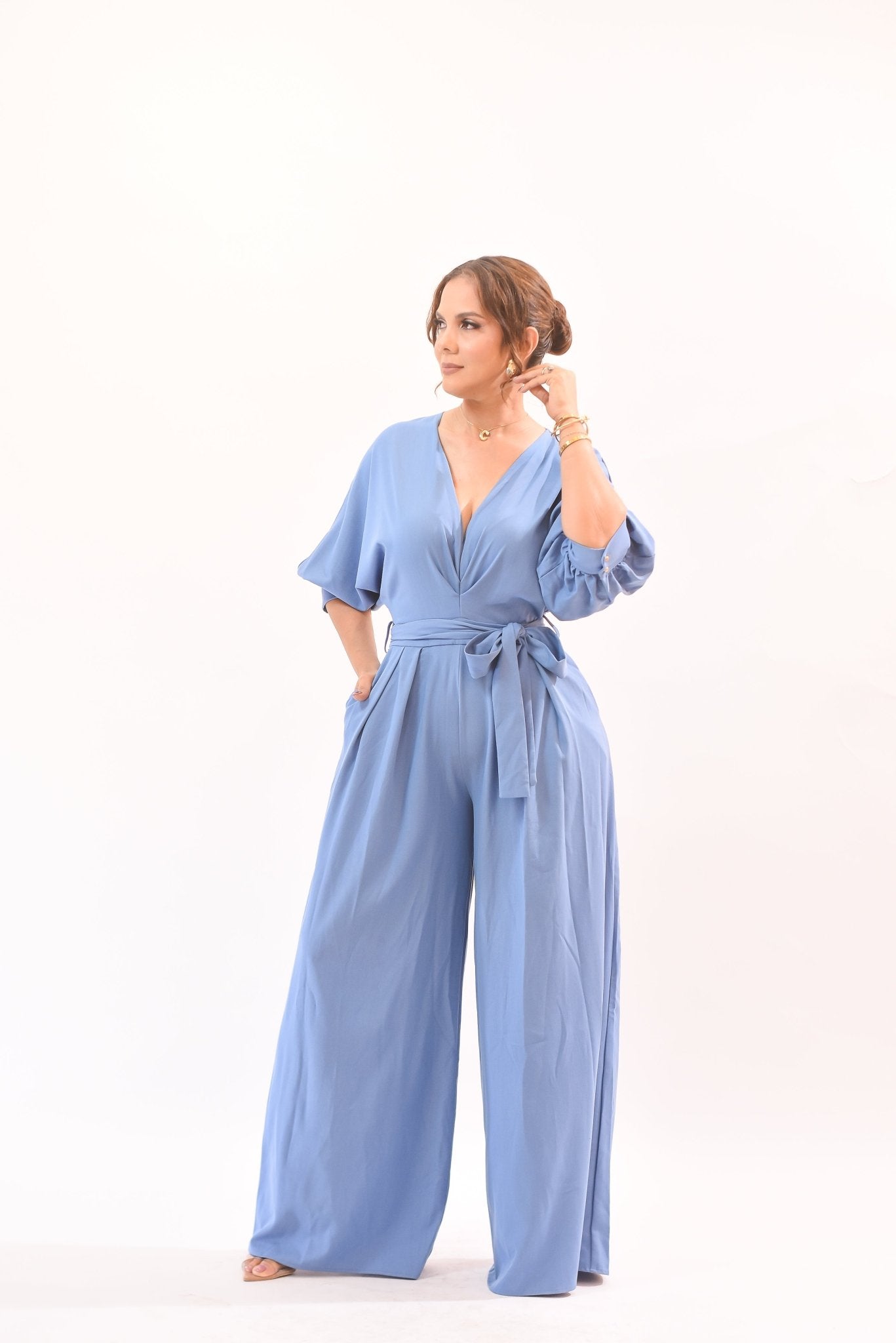 The Cutest Jumpsuit Blue - Bonitafashionrd