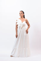 Let Shine White Maxi Dress - Bonitafashionrd