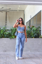 Stunning Pant Set Denim - Bonitafashionrd