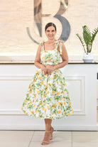 Get The Look Midi Lemon Skirt - Bonitafashionrd