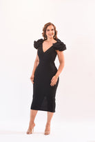 The Perfect Time Midi Dress Rufle - Bonitafashionrd