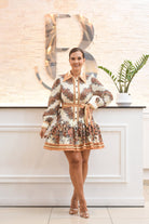 Just The Best Mini Dress Brown - Bonitafashionrd